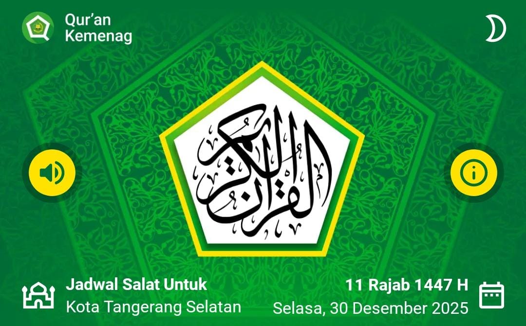 Quran Kemenag Android Tembus Satu Juta Pengguna di Akhir 2025